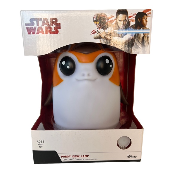 Star Wars The Last Jedi Porg Desk Lamp Collectible New Unopened Box - Picture 3 of 8